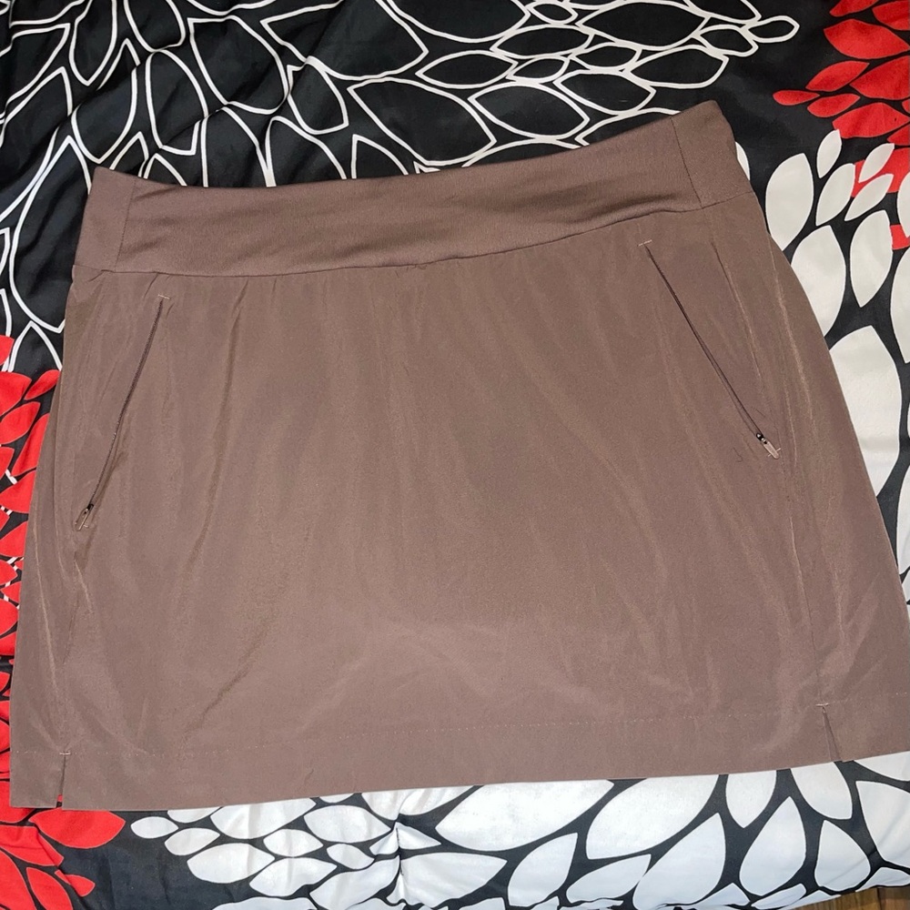 Athleta SoHo Skort Brown Size 14